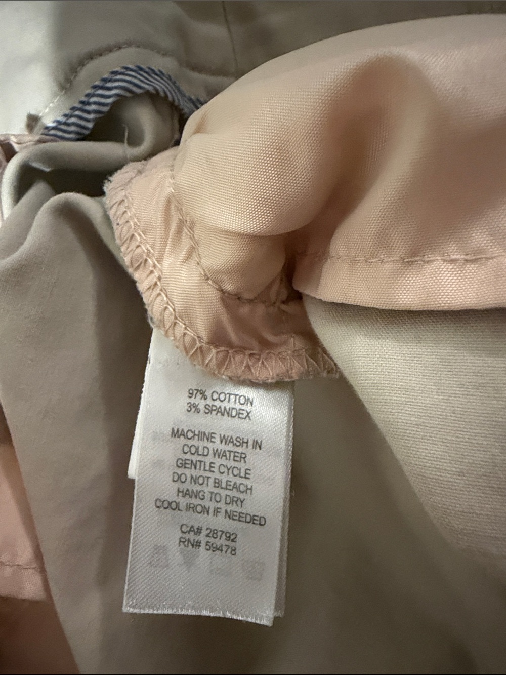 GUC KENAR capri dress pants. Tan color. Size 10 - Picture 4 of 7